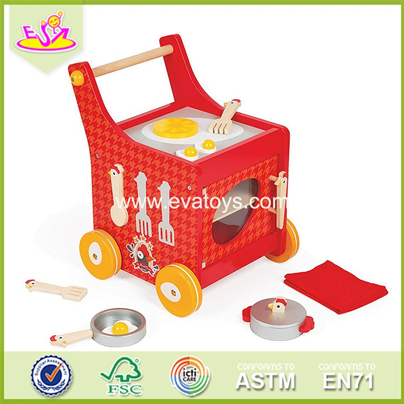 New design corner wooden kitchen toy for children pretend W10C258