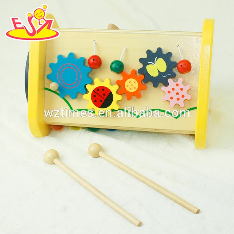 Wholesale colorful cute wooden multi function xylophone set toy for toddler W07A092