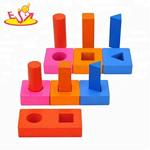 الجملة كتل التعليمية DIY شكل لعبة خشبية للأطفال W13D057