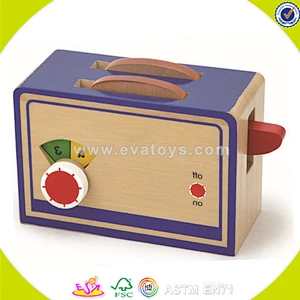 wholesale baby wooden bread machine toy role play kids wooden bread machine toy fashion wooden bread machine toy W10D103