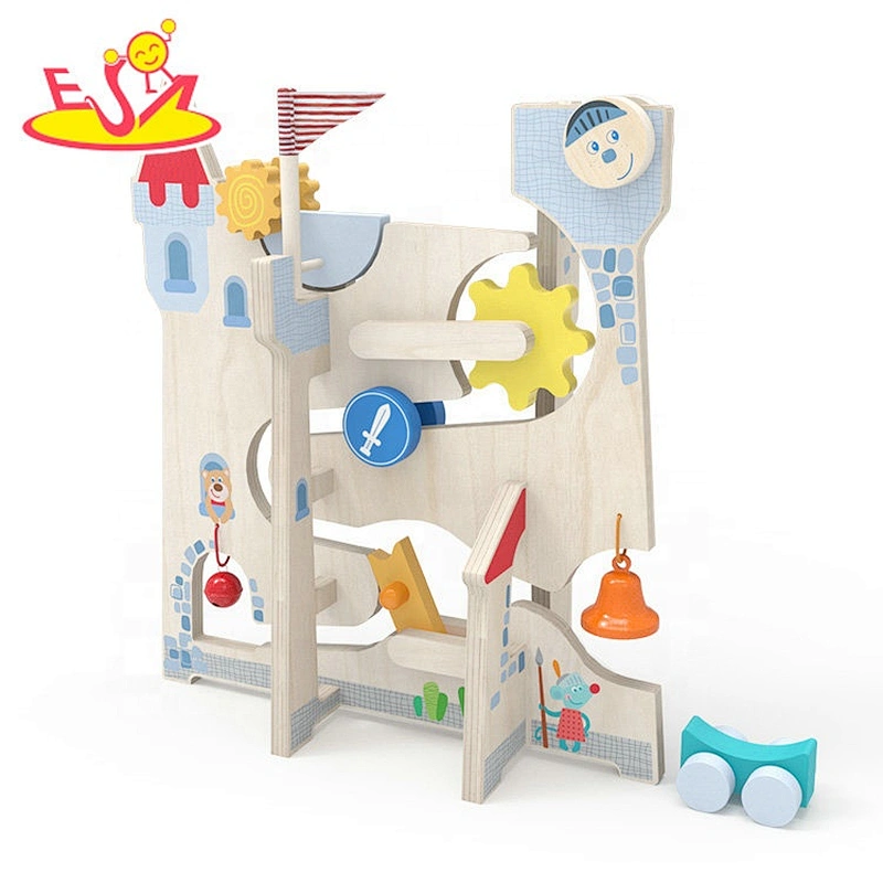 2019 New design mini wooden toy car race track for kids W04E081
