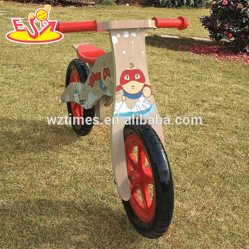 2018 Wholesale best design balance wooden children bicycle W16C176