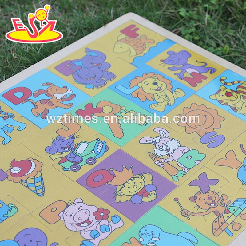 wholesale baby wooden puzzle jigsaw for education W14C241