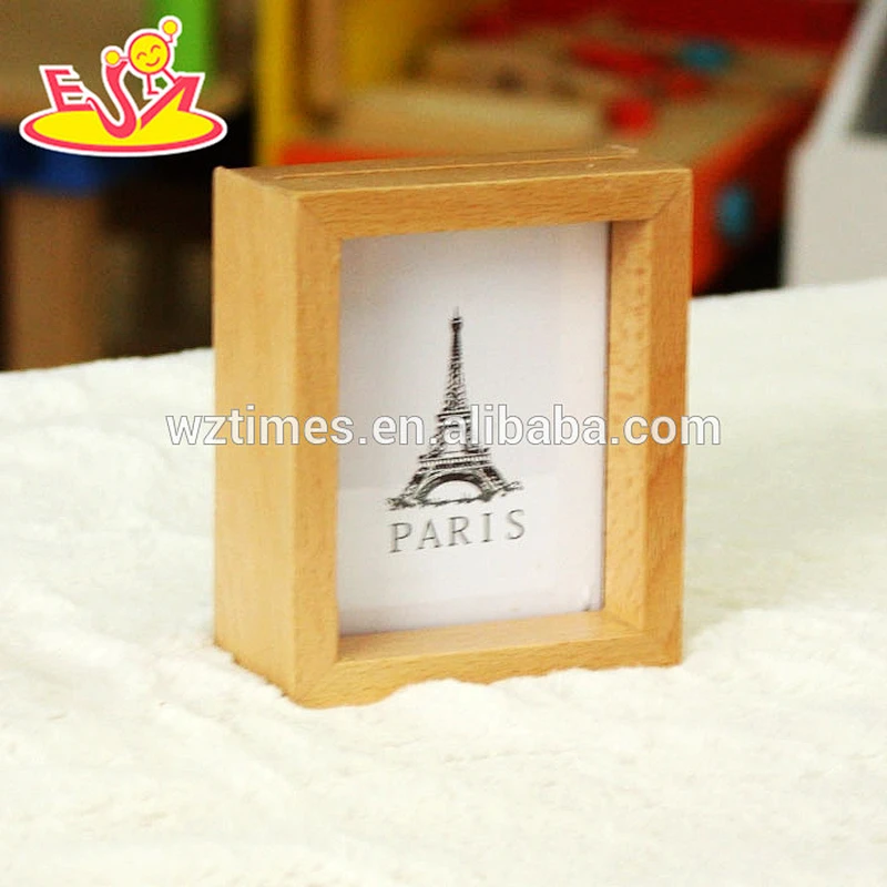 2018 wholesale kids wooden photo frame cheap baby wooden photo frame high quality children wooden photo frame W09A054