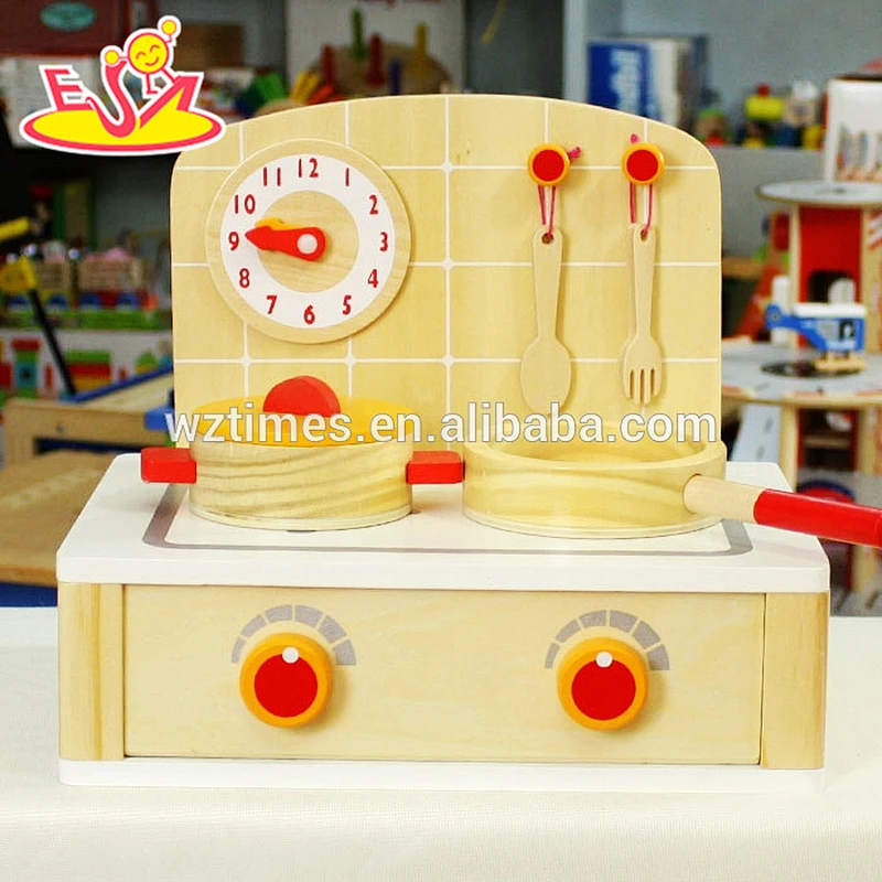 2018 venta al por mayor del bebé juegos de cocina de madera de moda para niños juegos de cocina de madera para niños juegos de juegos de cocina de madera W10C202