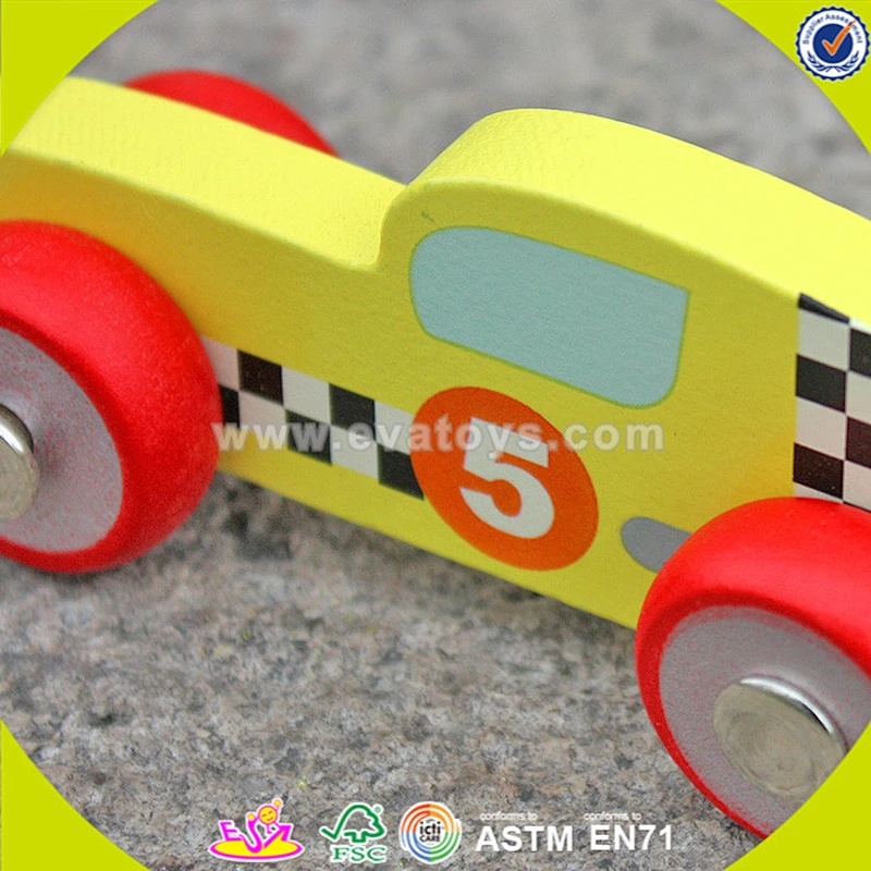 wholesale brand new hot wooden sport car toy for kids,Fashion 3d wooden toy sport car for kids,Mini sport car baby toy W04A128