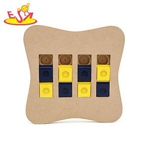 Customize interactive wooden dog puzzle feeder for wholesale W06F115