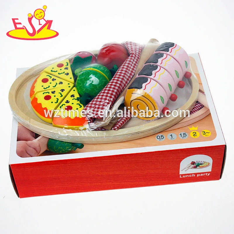 2018 wholesale children wooden fruit toys for kids Simulation baby wooden fruit toys for kids wooden fruit toys for kids W10B017