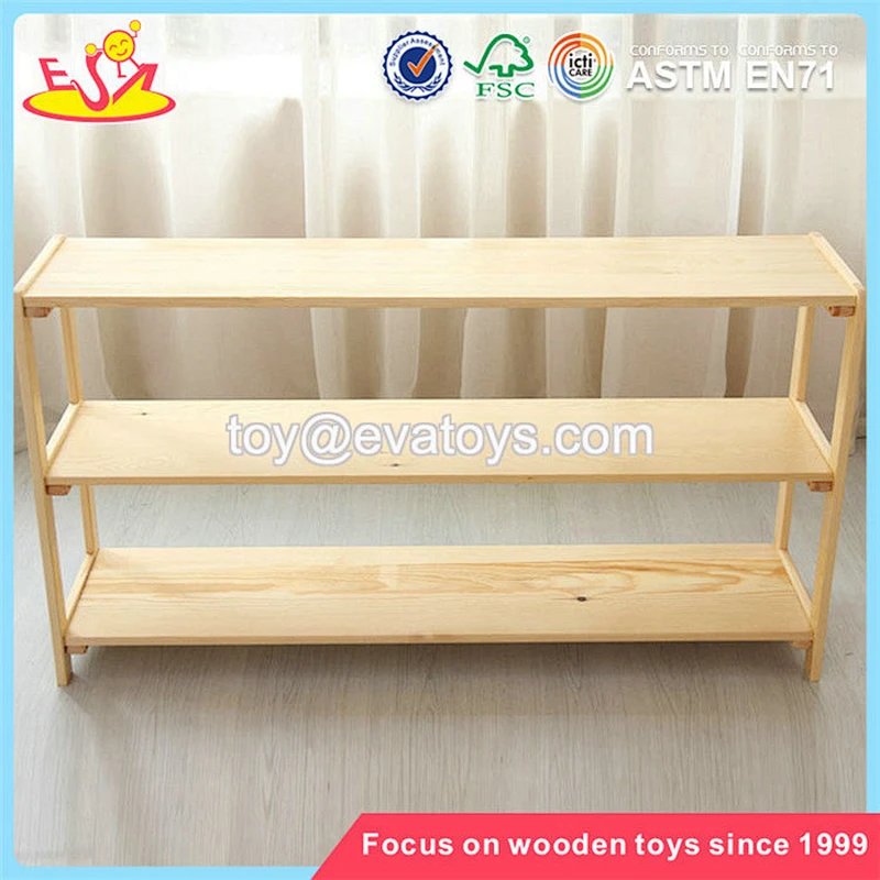 Wholesale home decoration and useful wooden standing rack used for placing items W08C231