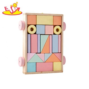 2019 New hottest intelligence wooden construction set toys for kids W13C039