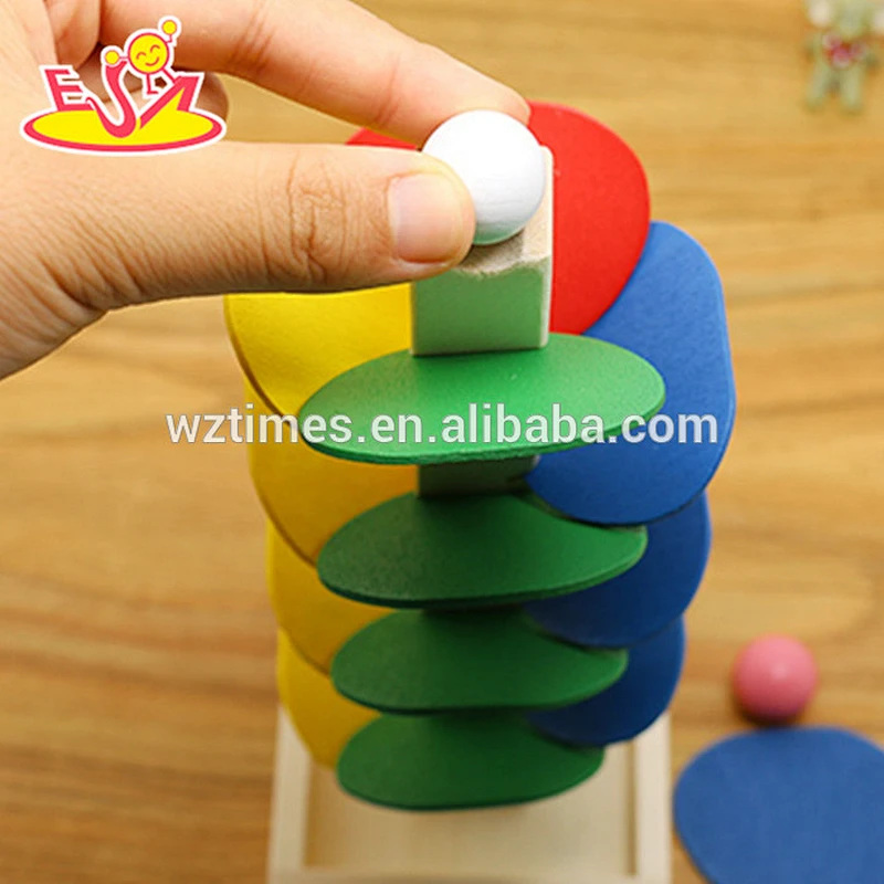Wholesale kids best choice interesting wooden ball toy on the table for fun W04E025