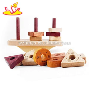 2018 großhandel neue design holzstapelblöcke am besten balancieren holzstapelblöcke beliebte holzstapelblöcke W13D142