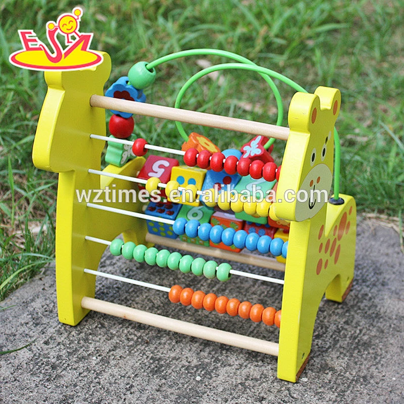 2018 venta al por mayor de madera del bebé bola de laberinto 3d niños de moda bola de laberinto 3d los niños más populares bola de laberinto de madera 3d W11B126