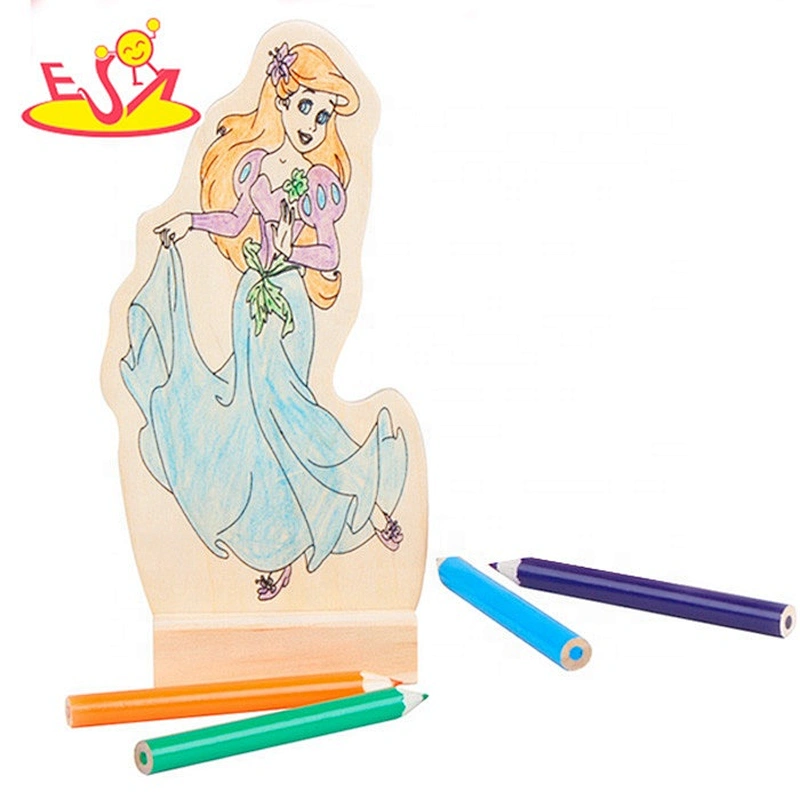Best sale educational wooden kids drawing toys for wholesale W03A079