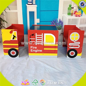Wholesale beautiful wooden study table chairs,colorful kids wooden study table chairs,top sale study table chairs W08G143