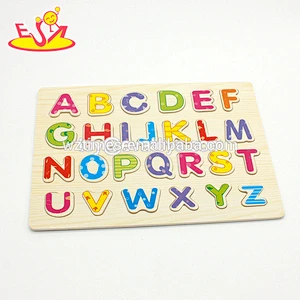 wholesale baby wooden preschool puzzles kids numbers wooden preschool puzzles educational preschool puzzles W14B047