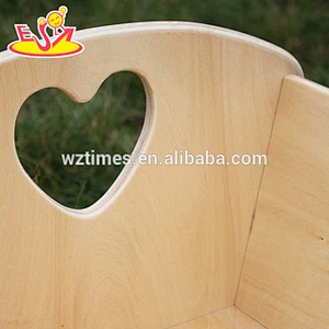 wholesale kids toy wooden doll bed,burlywood children toy wooden doll bed,cheap baby toy wooden doll bed W06B038