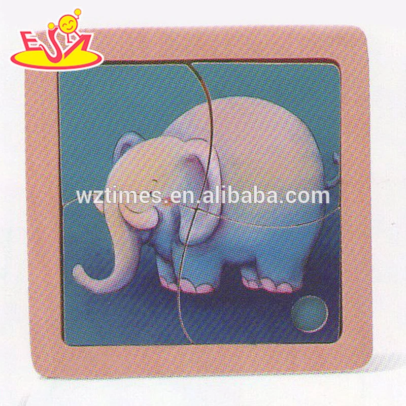 wholesale educational kids wooden dog puzzle fashion children wooden dog puzzle W14C169