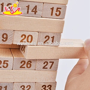 Am besten verkaufender Großhandel 51 Bausteinziegelsteinspielzeug hölzernes pädagogisches Spielbauziegelsteinspielzeug bringen Spaß W13D150