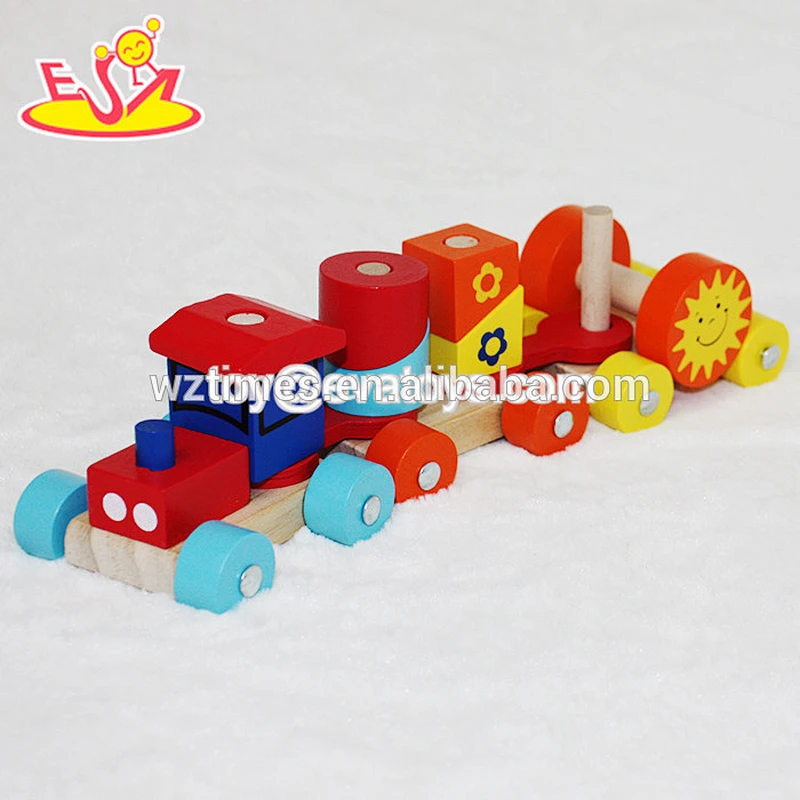 wholesale new fashion wooden baby toy car for sale W04A274