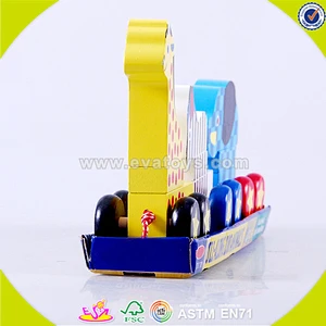 Wholesale wooden drag toys popular wooden drag toys new wooden drag toys W05B076