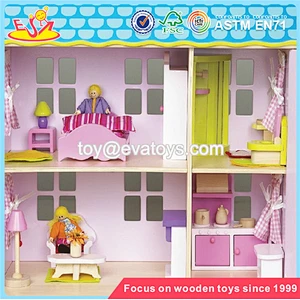 wholesale wooden dollhouse miniature furniture for children W06A021