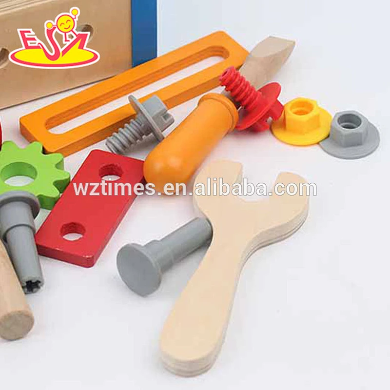 2018 حار بيع diy الاطفال أداة إصلاح خشبية لعبة الأدوات W03D063