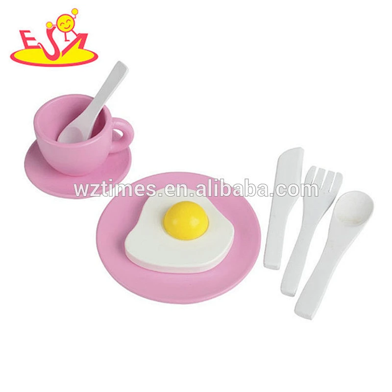 Neu angekommene Mini-Kinder-Spielzeug-Teeservice aus Holz für das Spiel W10B236