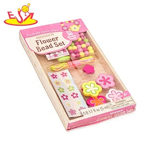 Best design intelligent wooden threading toys for children W11E097