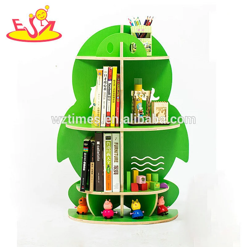 Wholesale unique style wooden animal bookshelf for decoration W08D075