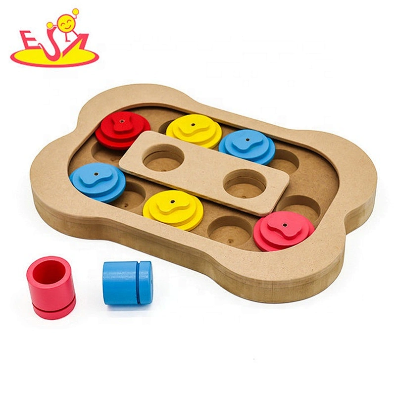 Free sample fun wooden interactive cat toys for wholesale W06F033B