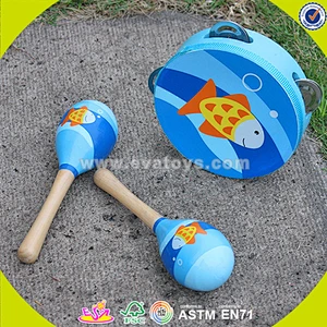 wholesale wooden musical toy, elegant in style wooden musical toy, popular wooden blue musical toy W07A091