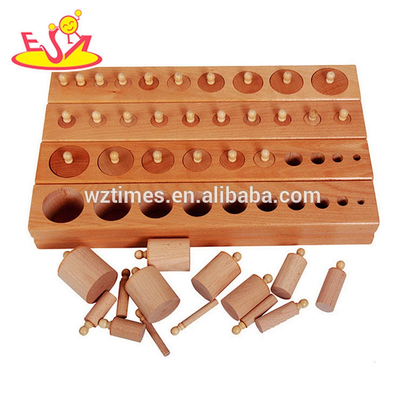 2018 New design preschool geometry puzzle wooden toddler montessori toys W12F008