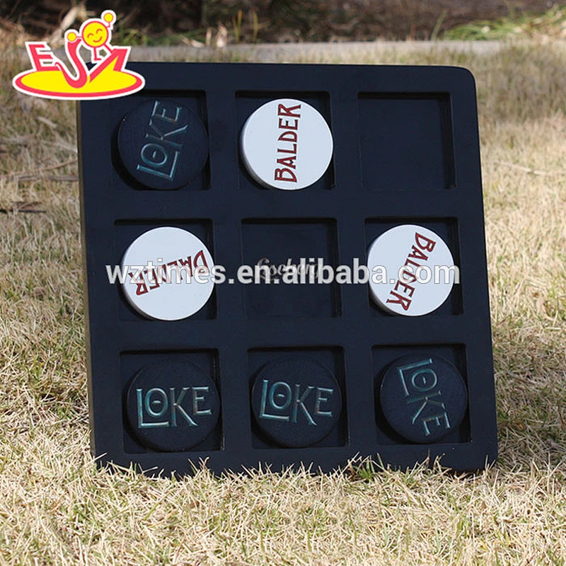 2018 wholesale kids toy wooden tic tac toe game new design children toy wooden tic tac toe game funny tic tac toe game W01B037