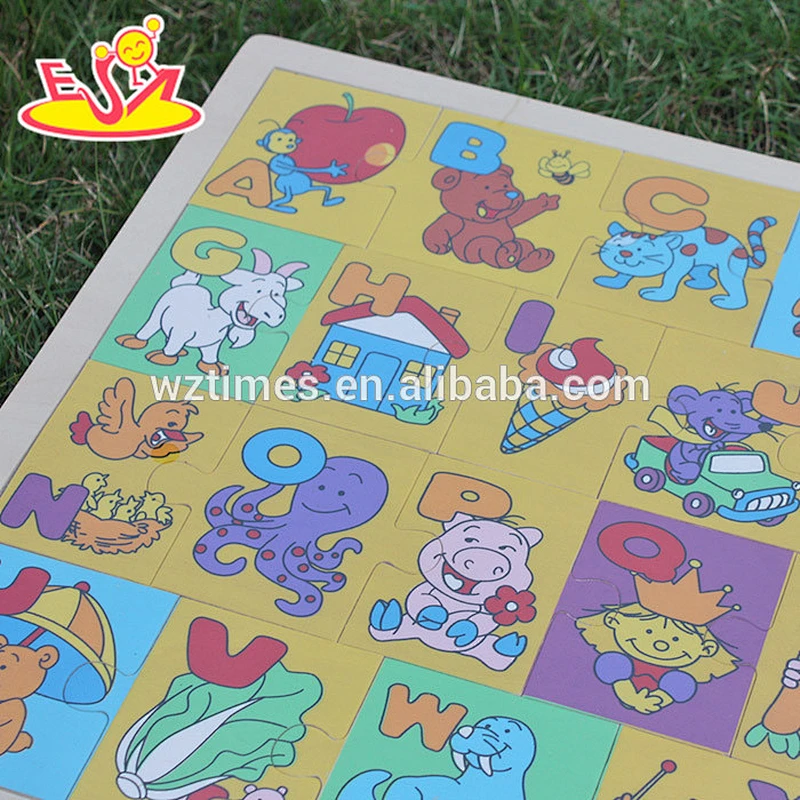 wholesale baby wooden puzzle jigsaw for education W14C241