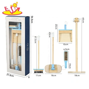 New arrival pretend play wooden broom set toy for kids W10D250