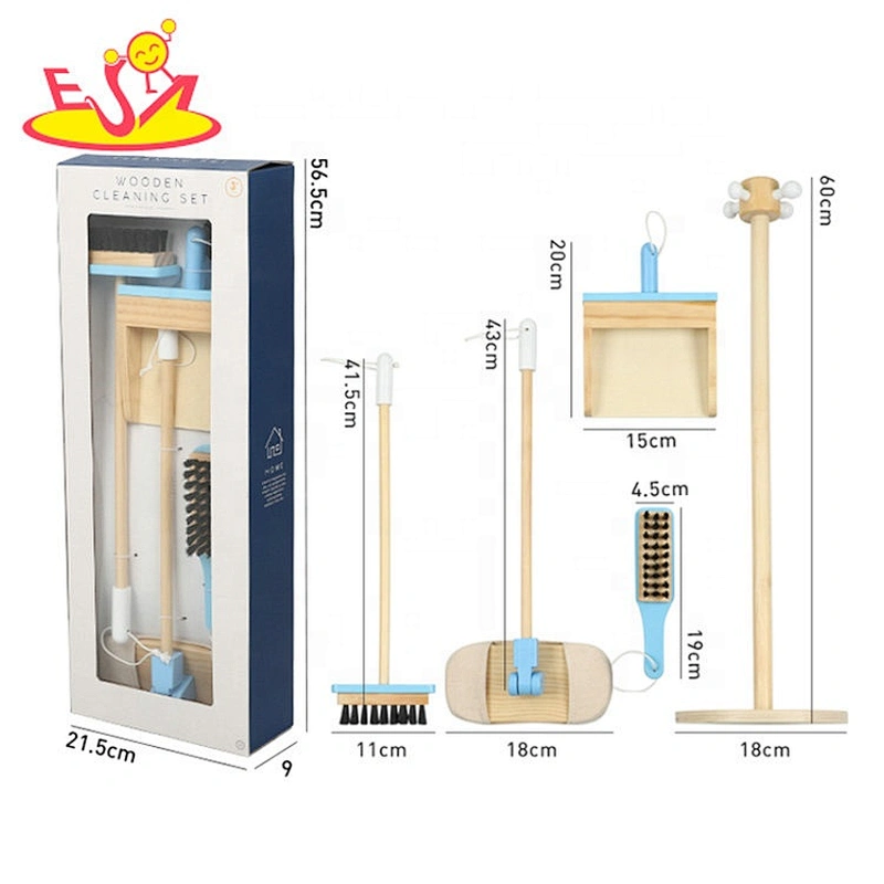 New arrival pretend play wooden broom set toy for kids W10D250