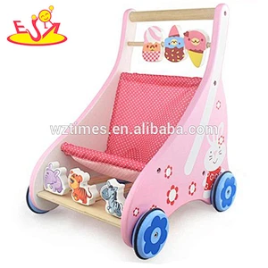 wholesale wooden walker baby funny wooden walker baby outdoor wooden walker baby W16E024B