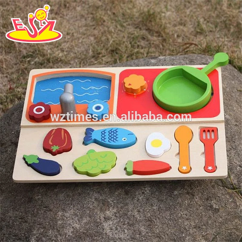 wholesale preschool play food wooden cooking toys new design wooden cooking toys for kids W10B187