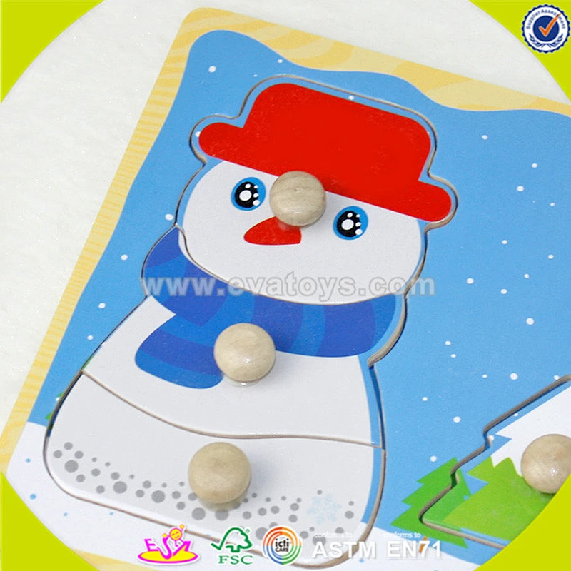 wholesale cheap wooden children puzzle for education W14M072