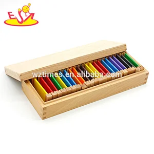 Wholesale teaching materials wooden color box montessori for Identify the color W12F028