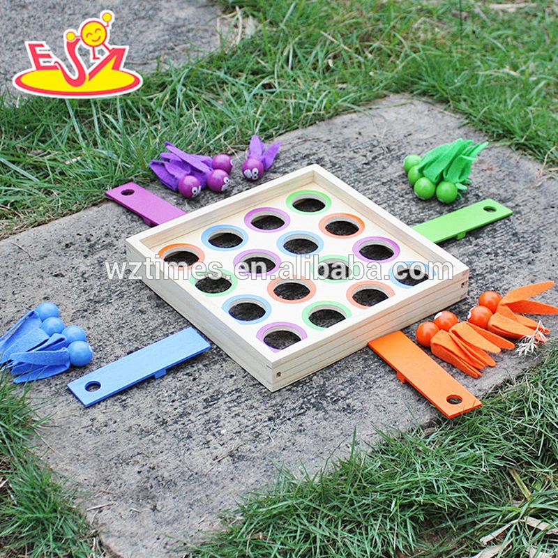 New hottest interesting fly wooden bird toss game for kids play W01B032