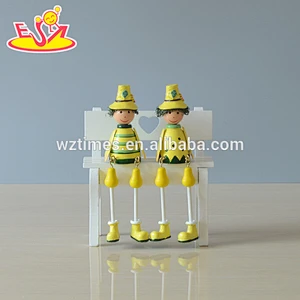 2018 New design wooden cheap mini doll children wooden cheap mini doll baby wooden cheap mini doll W02A150