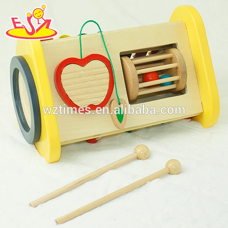 Wholesale colorful cute wooden multi function xylophone set toy for toddler W07A092