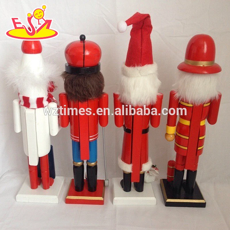 wholesale style unique fashion wooden christmas decoration nutcracker as boy birthday gift W02A071