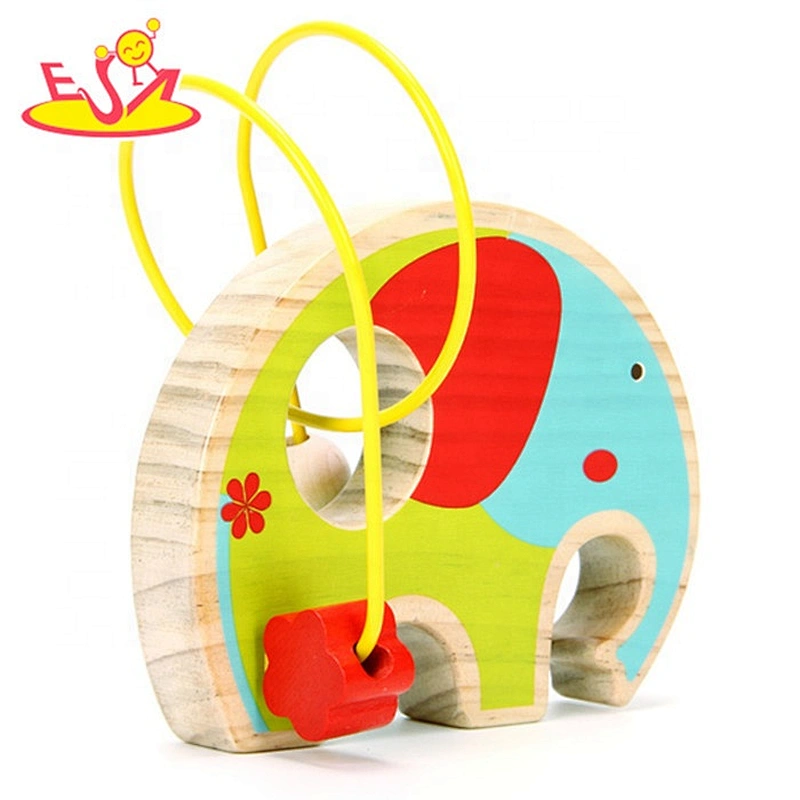 Most popular educational kids wooden bead toys with low orders W11B092