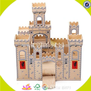 wholesale beautiful wooden DIY dollhouse toy,top wooden DIY dollhouse toy, hot sale kids wooden DIY dollhouse toy W06A111