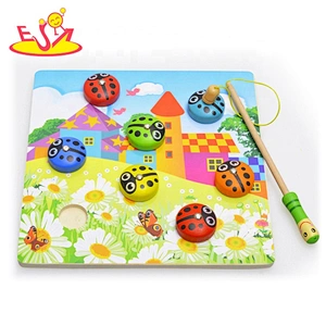 Wholesale early learning wooden magnetic toys for kids W01A195