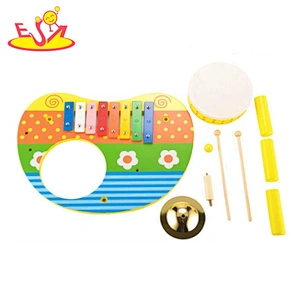 Multi-function educational wooden musical toys for kids W07A154