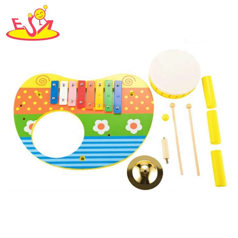 Multi-function educational wooden musical toys for kids W07A154